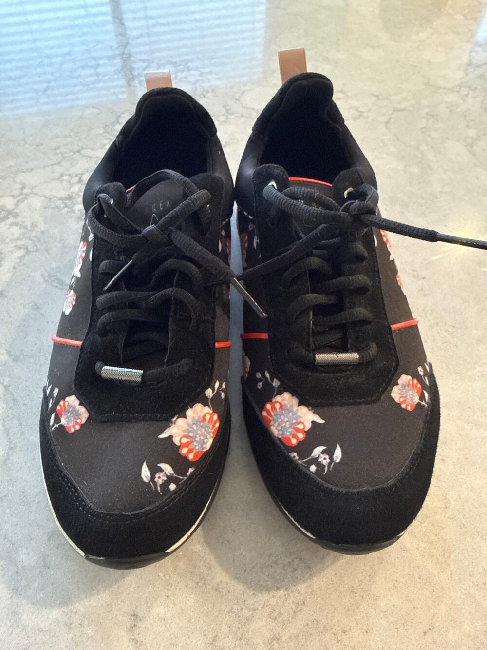 Ted Baker floral sneakers (size 37/US 7)
